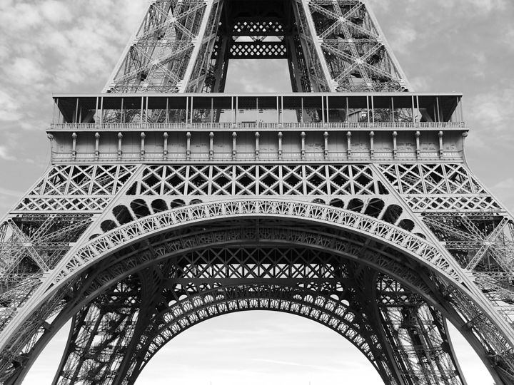 Fotografie getiteld "Tour Eiffel II" door Grégory Lejeune, Origineel Kunstwerk