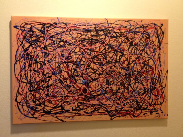 Painting titled "Controlled Chaos" by Gregory Swimelar, Original Artwork