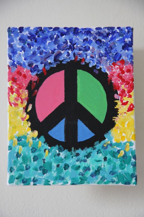 Painting titled "Peace, What Else?" by Gregory Swimelar, Original Artwork