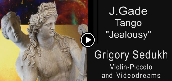 Κολάζ με τίτλο "Tango Jealousy" από Grigory Sedukh, Αυθεντικά έργα τέχνης, Βίντεο