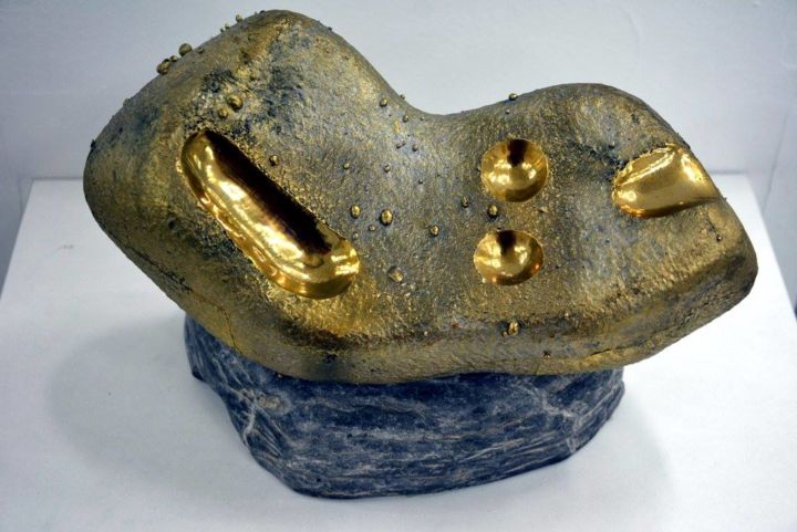 Скульптура под названием "Suglea.jpg" - Grig Sultan, Подлинное произведение искусства, Камень