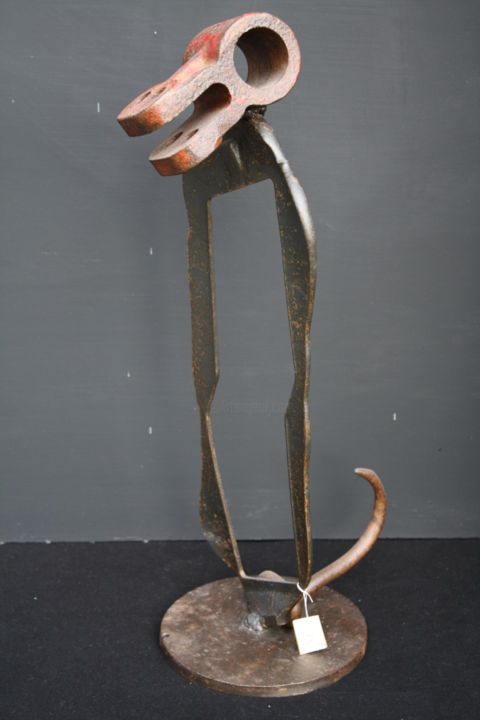 Sculpture titled "Le rat des villes" by Gaëtan Grimaud, Original Artwork