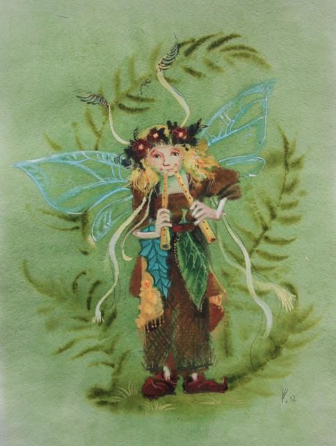 Drawing titled "фея" by Elena Grishchenko, Original Artwork