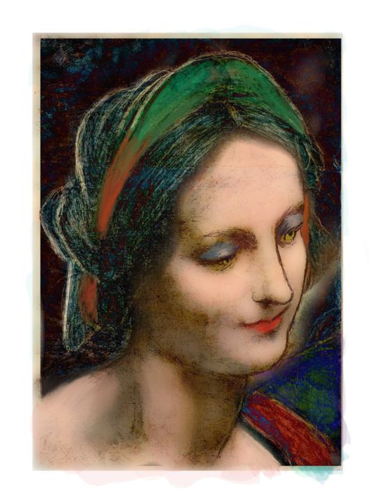 Digital Arts titled "Apparition" by Romano Maory, Original Art, Digital Painting