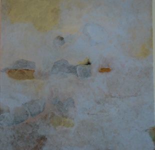 Painting titled "reve bleu" by Judith Grunberger, Original Art,
