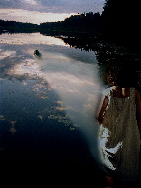 Fotografia zatytułowany „jezioro1” autorstwa Grzegorz Pawlonka, Oryginalna praca, Manipulowana fotografia