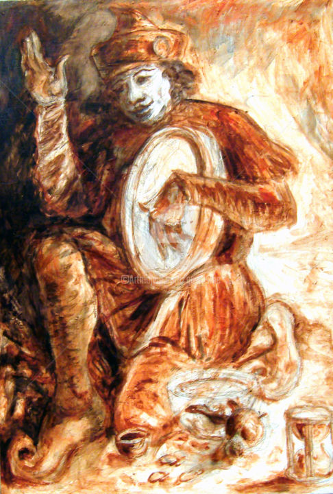 Pittura intitolato "Norouz" da Thierry Guého, Opera d'arte originale