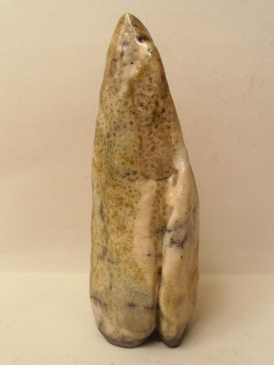 Sculpture titled "Mégalithe pierre le…" by Guenzone, Original Artwork, Ceramics