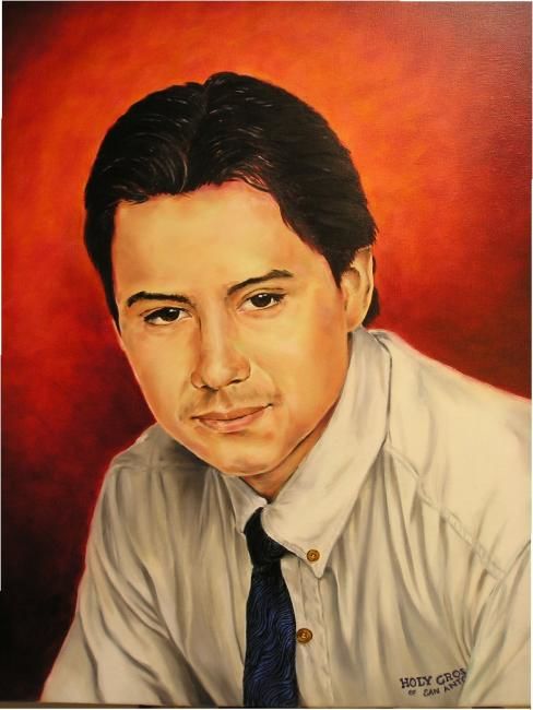 Painting titled "My Son" by Guerro, Original Art,