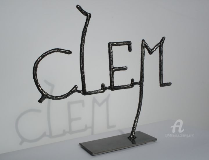 Rzeźba zatytułowany „CLEMENTINE .jpg” autorstwa Gueryn, Oryginalna praca, Metale