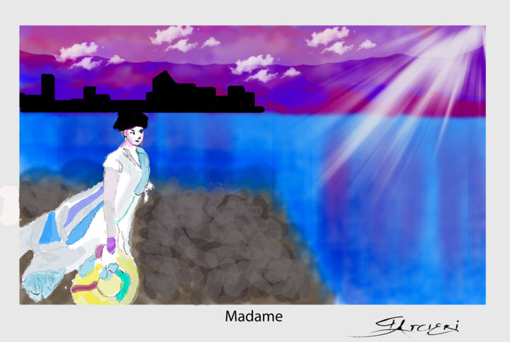 Digital Arts titled "Madame" by Guglielmo Arcieri, Original Artwork