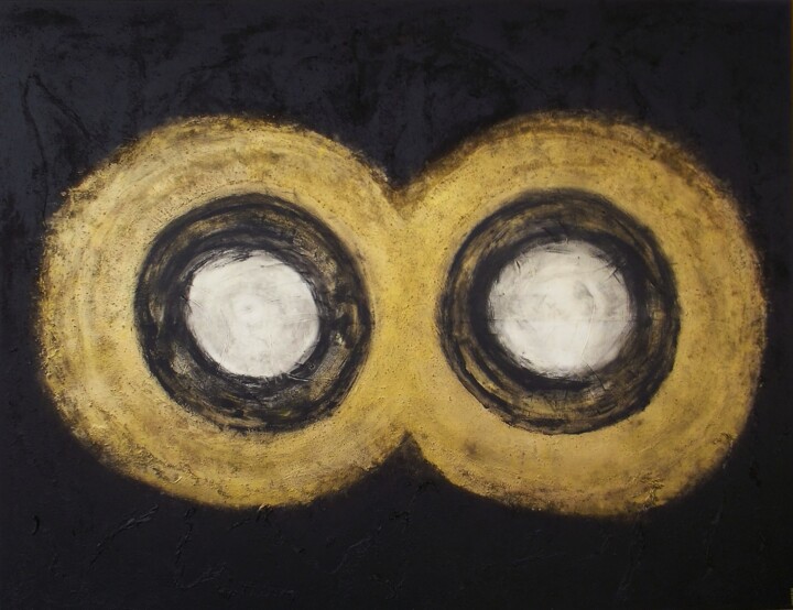 Painting titled "Infinity" by Www.Guidapereira.Com, Original Artwork, Acrylic Mounted on Wood Stretcher frame