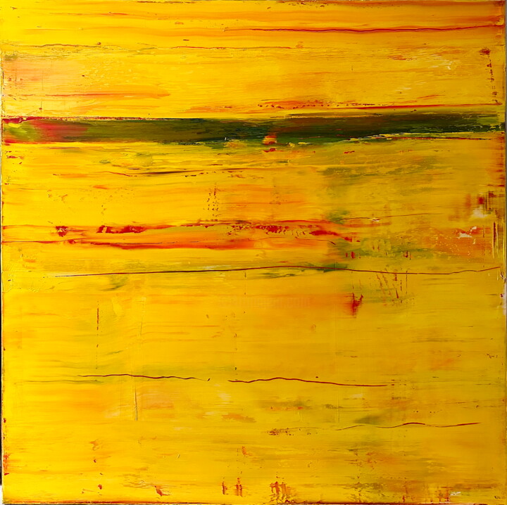 Pittura intitolato "No. 1368_Untitled" da Guido Lötscher, Opera d'arte originale, Olio Montato su Telaio per barella in legno