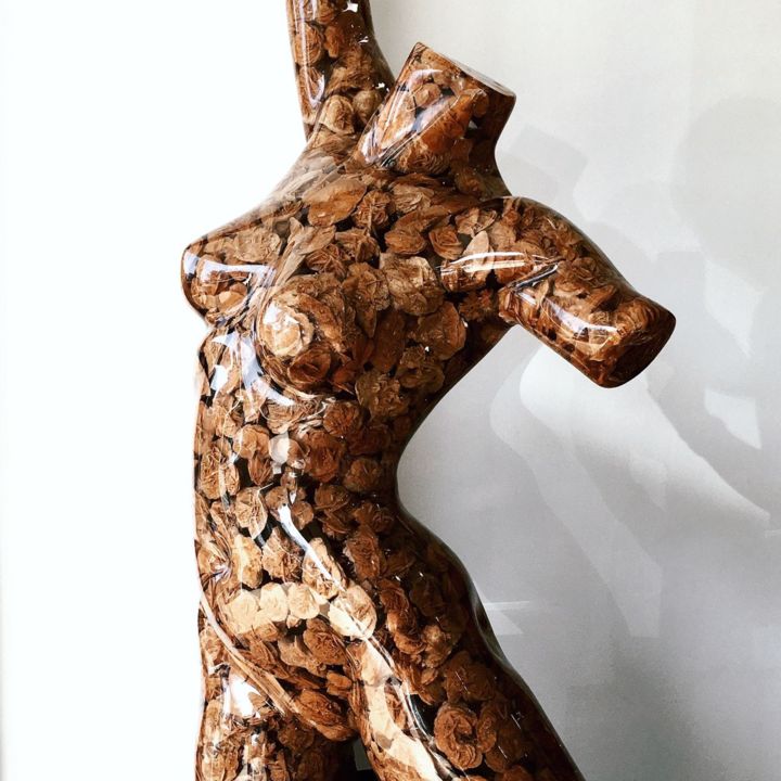 Sculpture titled "Divine Dance of Nse…" by Guido Oakley, Original Artwork, Resin