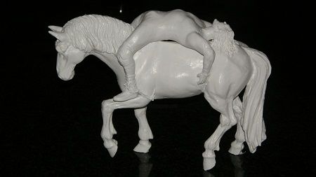 Sculpture titled "MAZEPPA" by Guido Visentini, Original Artwork