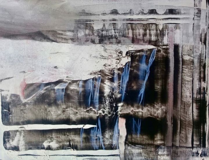 Peinture intitulée "lkjhfmer" par Guillaume Vincent, Œuvre d'art originale, Acrylique Monté sur Châssis