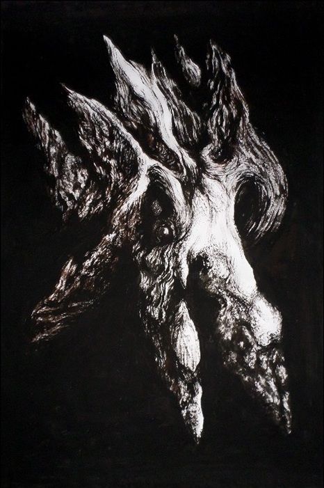 Pintura intitulada "Sem Titulo" por Luciano Guilhermano, Obras de arte originais, Guache
