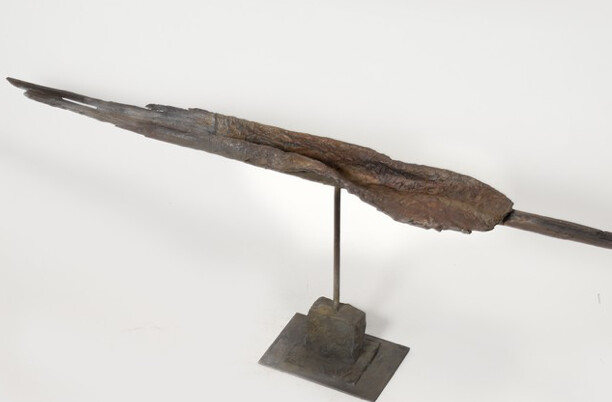 Sculpture intitulée "Barque Drapée #3" par Guillaume Couffignal, Œuvre d'art originale, Bronze