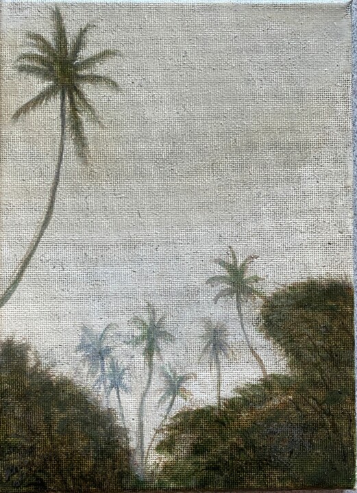 Peinture intitulée "L'étang St Paul" par Guillaume Lebourg, Œuvre d'art originale, Huile