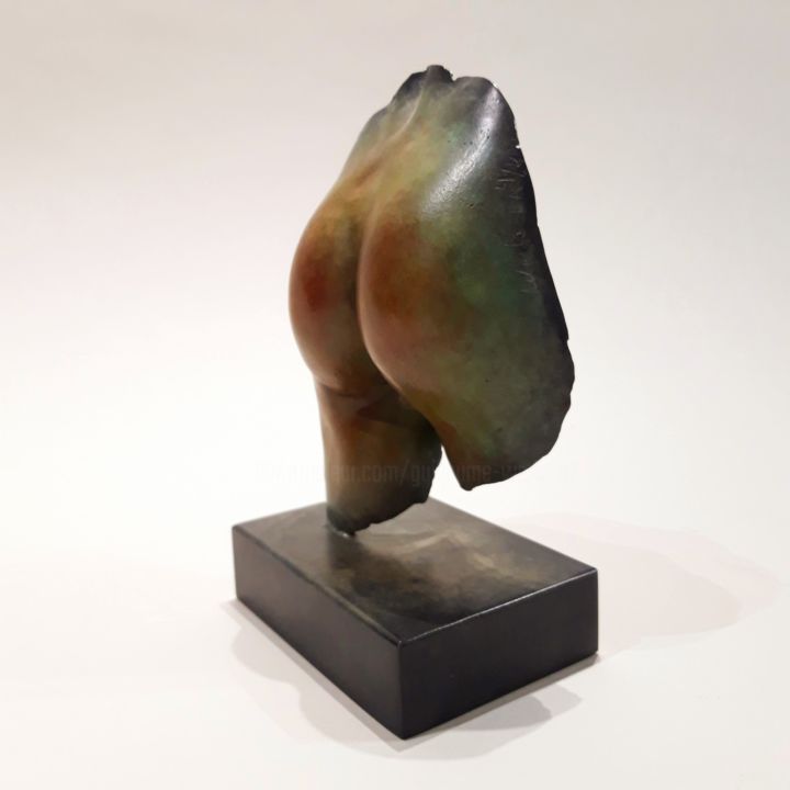 Sculpture intitulée "Fesses d'Eve" par Guillaume Werle, Œuvre d'art originale, Bronze