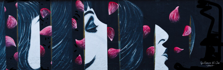 Фотография под названием "Mujer Rosa" - Guillermo El Oso, Подлинное произведение искусства, Цифровая фотография