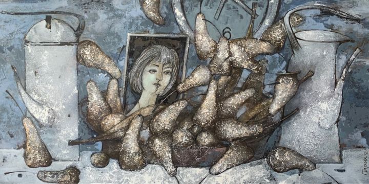 Картина под названием ""February"" - Геннадий Гирик, Подлинное произведение искусства, Масло