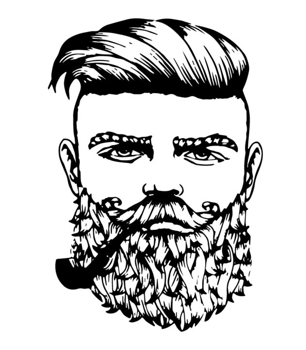 印花与版画 标题为“Beard Boy” 由Zuby Gul, 原创艺术品, 丝网印刷