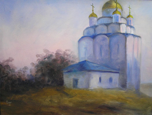 "Church" başlıklı Tablo Roman Gumanyuk tarafından, Orijinal sanat