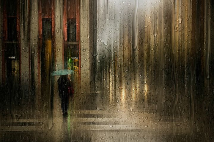 Fotografía titulada "Spring Rain" por Gus Fine Art, Obra de arte original, Fotografía digital