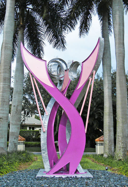 Sculpture titled "gus-and-lina-ocampo…" by Gus & Lina Ocamposilva, Original Artwork, Metals