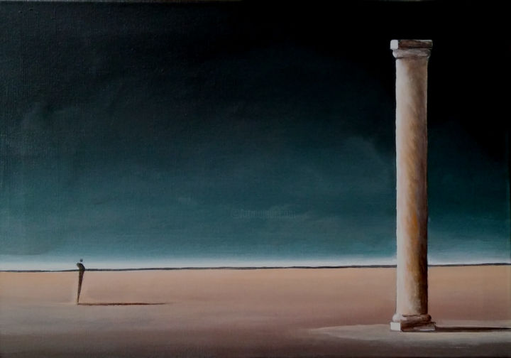 Painting titled "un destino incerto" by Gustavo Boggia, Original Art, Acrylic