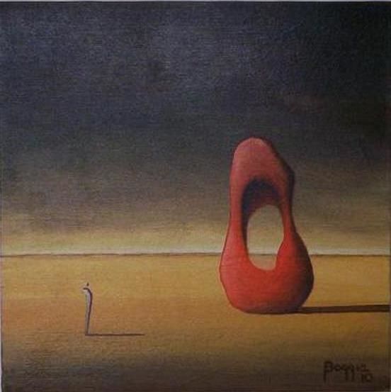 Painting titled "la soledad del ocaso" by Gustavo Boggia, Original Artwork, Other