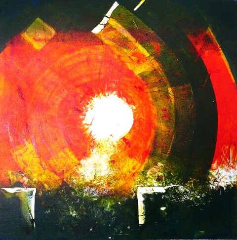 Painting titled "ENERGY" by Gustavo Moller, Original Artwork