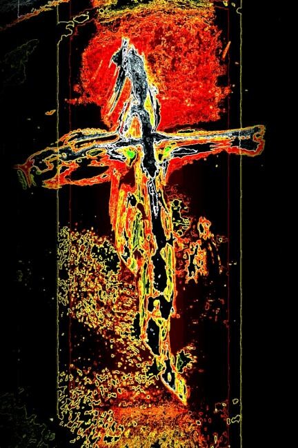 Digital Arts titled "CRUZ 3" by Gustavo Moller, Original Artwork, Digital Painting