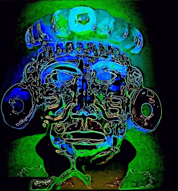 Digital Arts titled "maya-3" by Gustavo Moller, Original Artwork, Digital Painting
