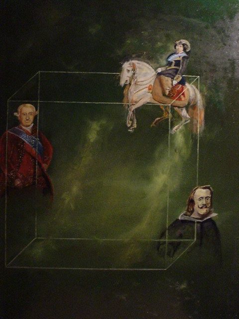 Pintura titulada "Monarquìa" por Gustavo Lòpez-Cobo, Obra de arte original