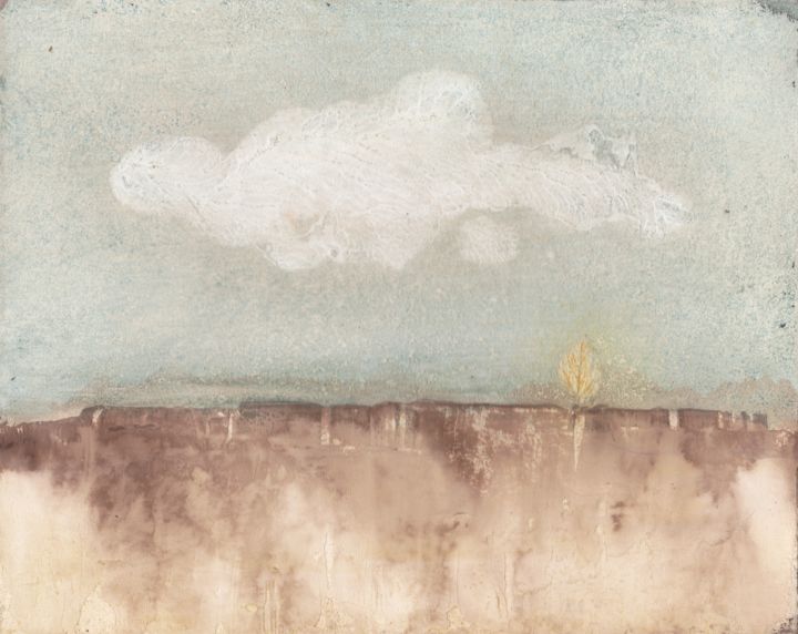 Картина под названием "Sobreviviente / Sur…" - Gustavo Caballero, Подлинное произведение искусства, Масло