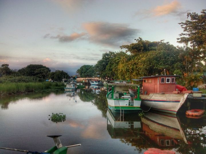 Fotografie getiteld "Barcos" door Gustavo Grunewald, Origineel Kunstwerk