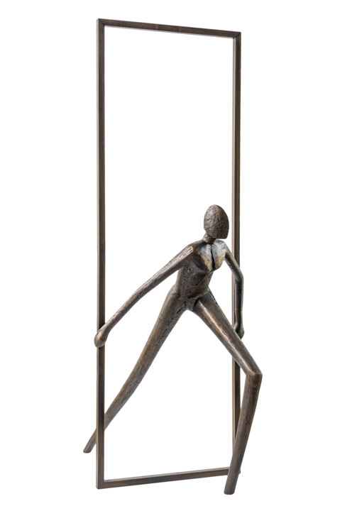 "Into Freedom" başlıklı Heykel Guy Buseyne tarafından, Orijinal sanat, Bronz