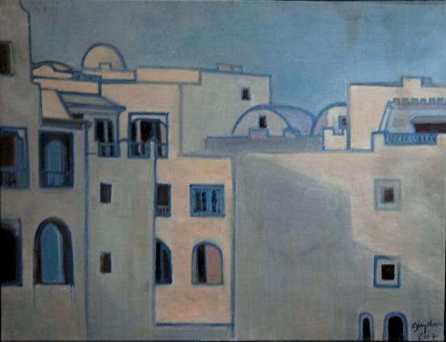 Painting titled "SIDI BOU SAID" by Guy Chaise, Original Artwork