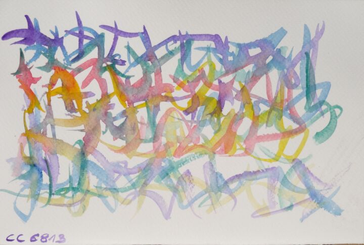 Peinture intitulée "sard10" par Guy Delaroque, Œuvre d'art originale, Huile