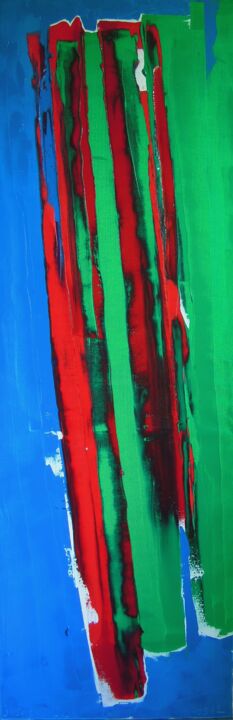 Painting titled "ht12-5-160x60-1bis.…" by Guy Delaroque, Original Artwork