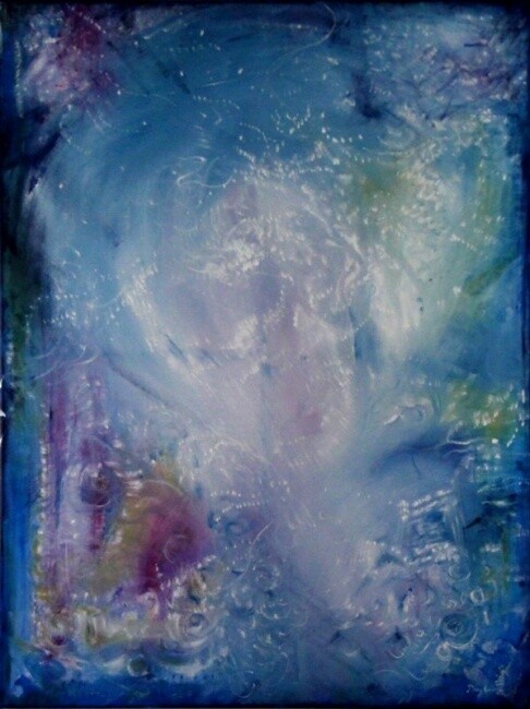 Peinture intitulée "Nebula" par Guylaine Déry, Œuvre d'art originale, Huile Monté sur Châssis en bois