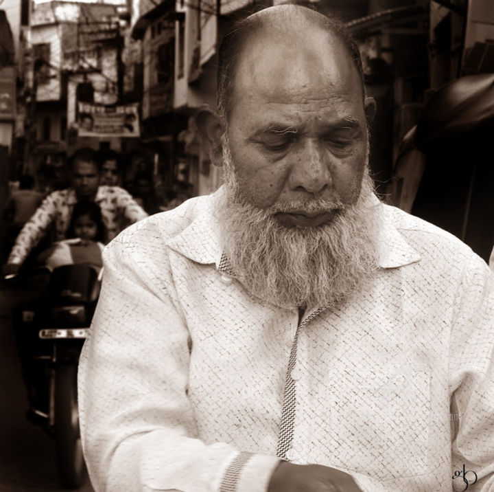 Barbe Blanche Portrait Noir Et Blanc H Photography By Guylaine Bisson Guyl 039 Art Artmajeur