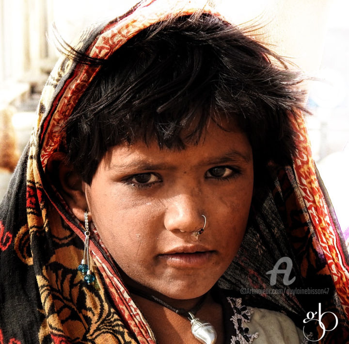 "Portrait enfant des…" başlıklı Fotoğraf Guylaine Bisson (GuyL'ART) tarafından, Orijinal sanat, Dijital Fotoğrafçılık