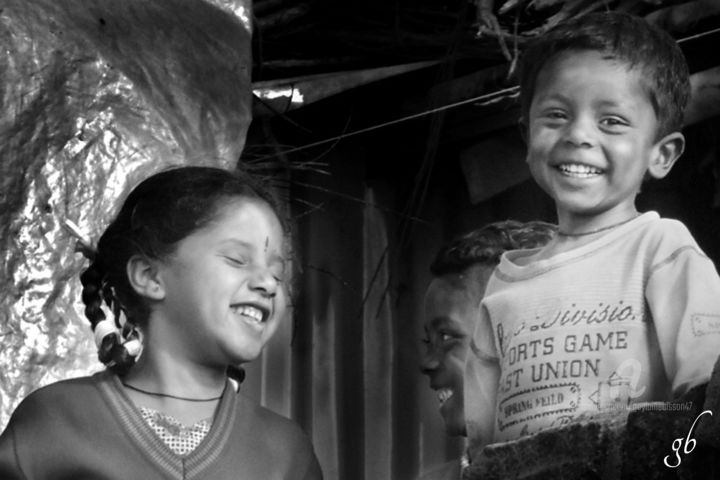 Photographie intitulée "TRIO de SOURIRES -…" par Guylaine Bisson (GuyL'ART), Œuvre d'art originale