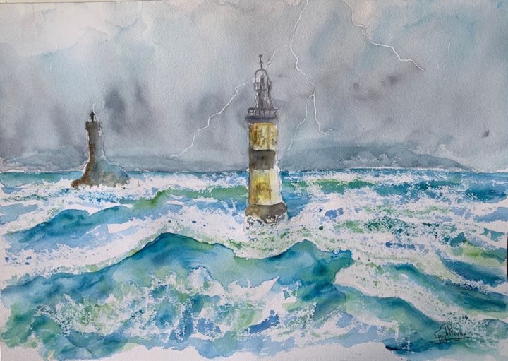 Tempete En Mer Pittura Da Guyle Rayne Artmajeur Tempete En Mer Pittura Da Guyle Rayne Artmajeur