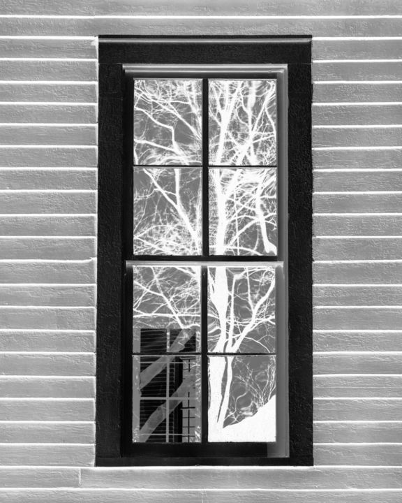 Photography titled "Negative Pane" by Gwendolyn Roth, Original Artwork, Digital Photography