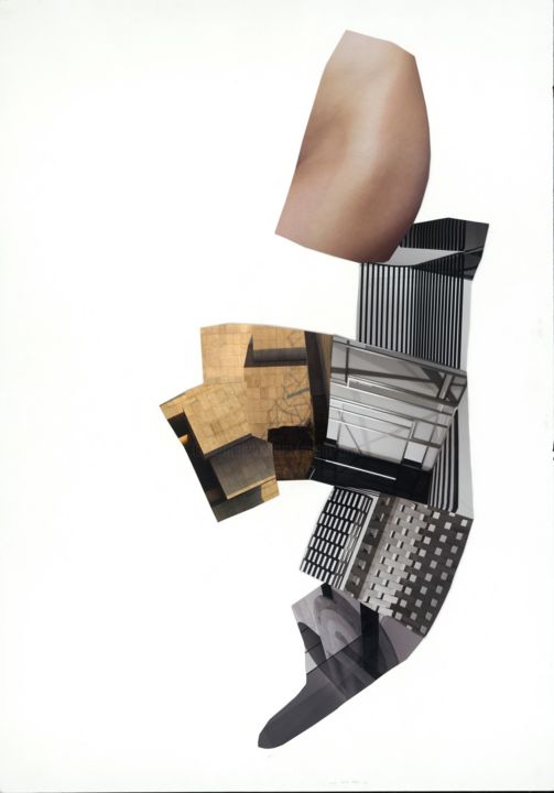 Collages titled "Corpus 2" by Gysin Broukwen, Original Artwork, Collages