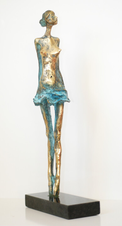 Skulptur mit dem Titel "Ballerina" von Gyunay Aliev, Original-Kunstwerk, Bronze